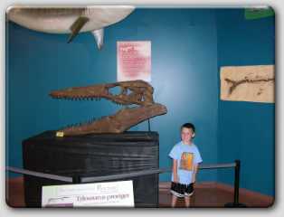 Eric and I took the kids to the dinosaur museum