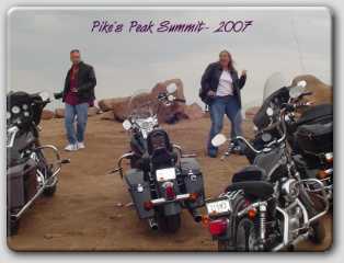 Eric and I dancing in celebration of making it to the top!